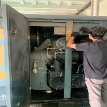 BẢO TRÌ VÀ VỆ SINH MÁY NÉN KHÍ KHÔNG DẦU ATLASTCOPCO 160kw và 250kw