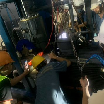 KIỂM TRA THAY BẠC ĐẠN ĐẠN MOTOR MÁY 132 KW