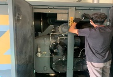 BẢO TRÌ VÀ VỆ SINH MÁY NÉN KHÍ KHÔNG DẦU ATLASTCOPCO 160kw và 250kw